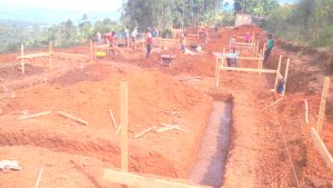 Buildling Foundations nearly completed
